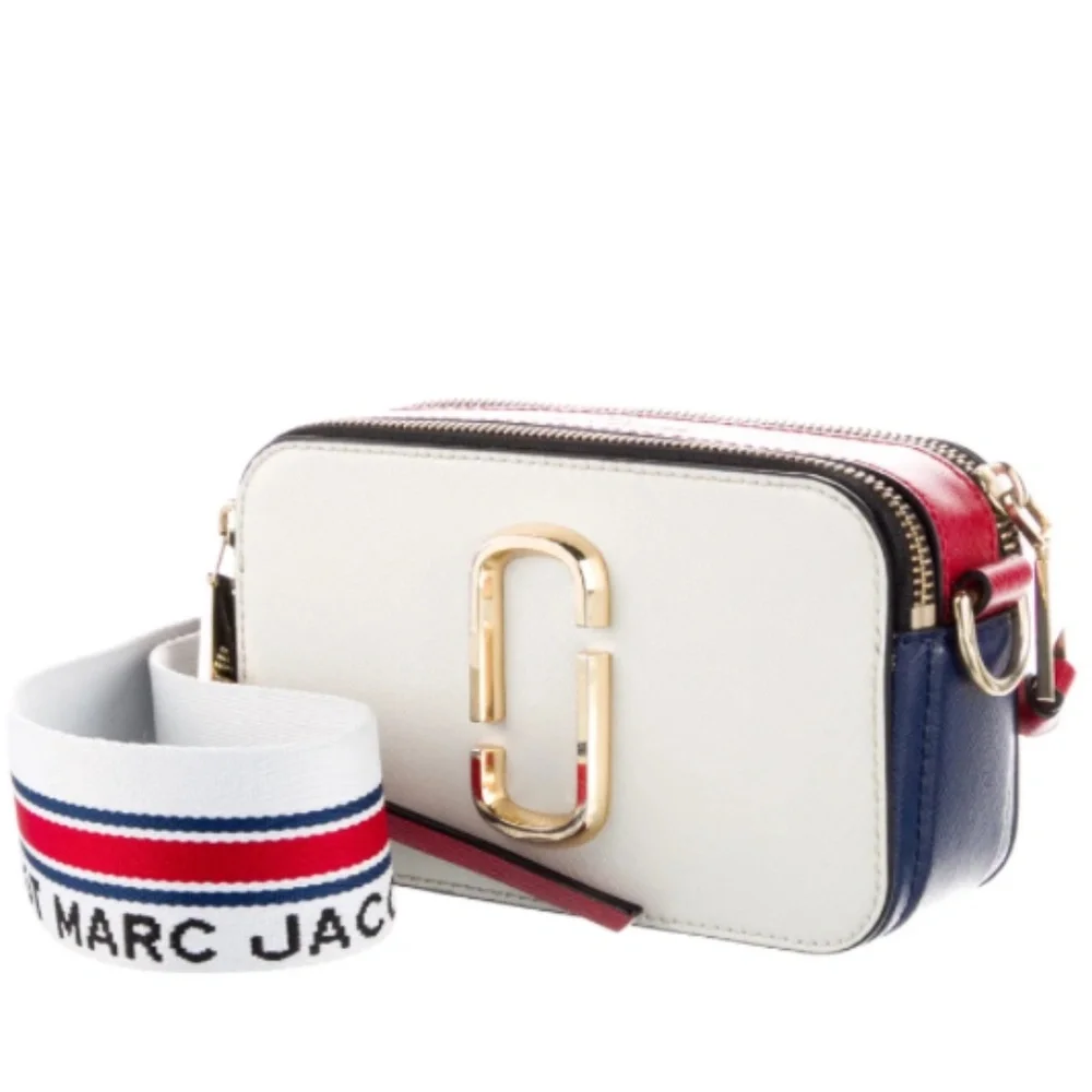 REDUCED NEW MARC JACOBS SAFFIANO SNAPSHOT LEATHER CROSSBODY CAMERA BAG